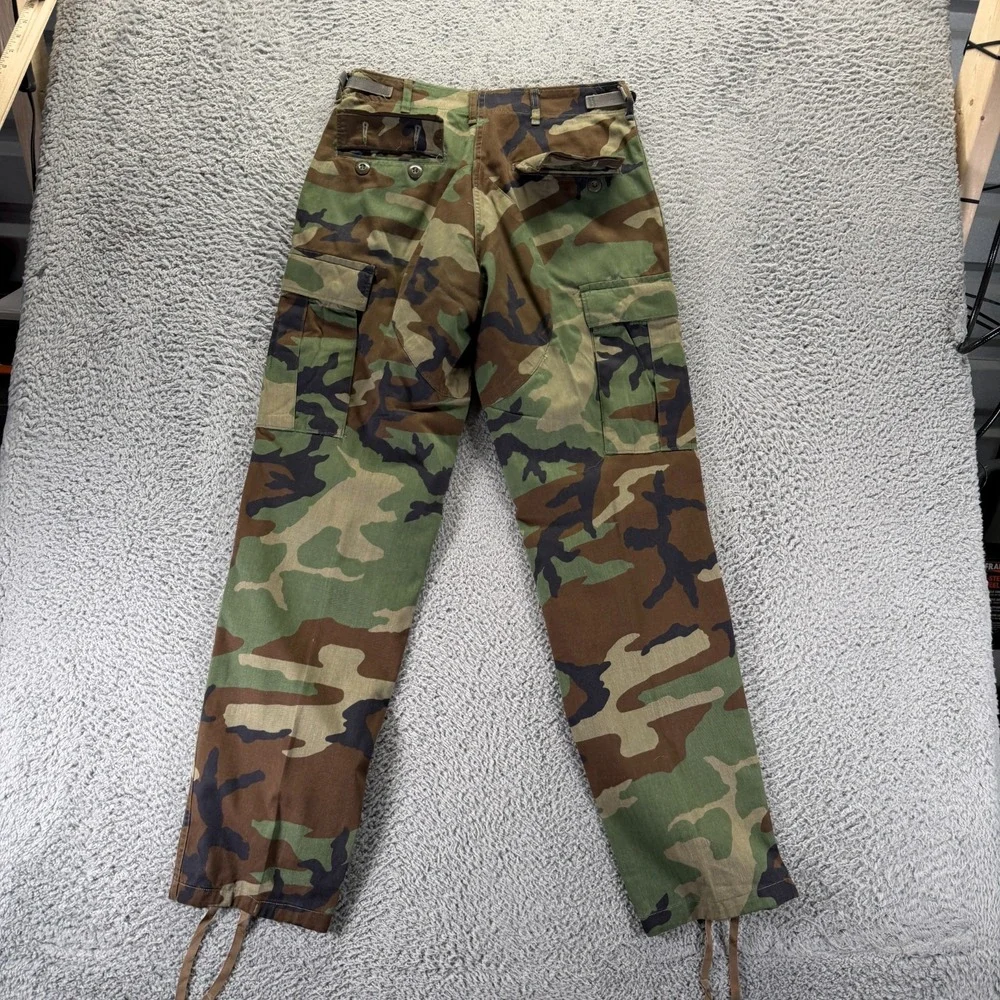 US Army Pant Men 30x32 Green Woodland camouflage Cargo Straight Combat Uniform